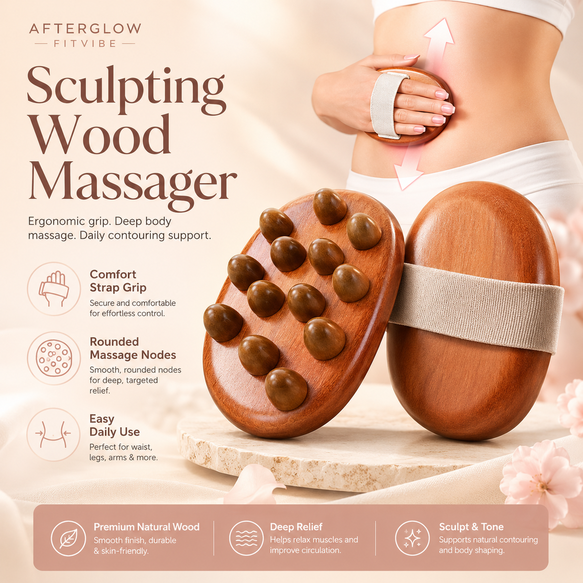 Sculpting Wood Massager