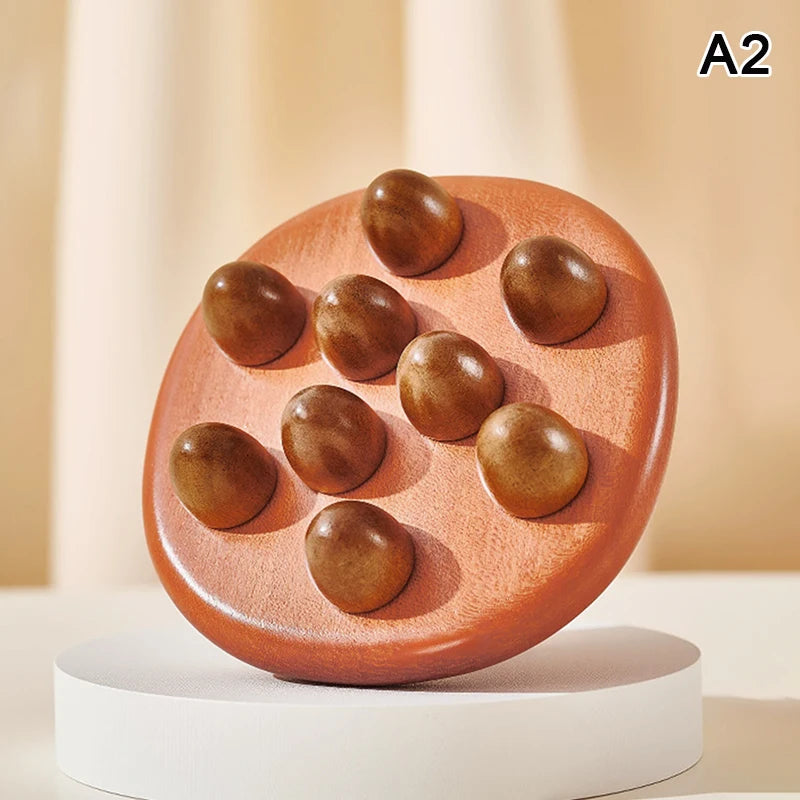 Latest Wood Handheld Massage Brush Wood Meridian Gua Sha Slimming Brush Massager Abdome Full Body Massage Comb Acupressure Brush - AliExpress